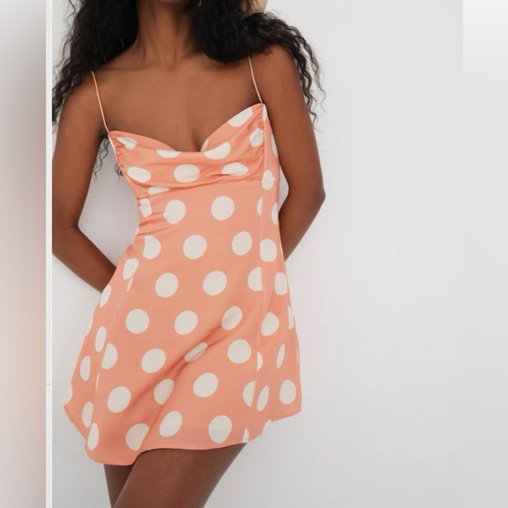 For love and lemons Mirabelle Dress polka dots S New $220